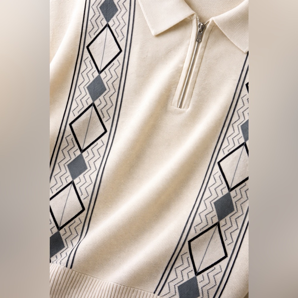 Vintage Irvine Park Old Money Knit Polo Large - Picture 3 of 5